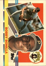 1990 Topps Big Pittsburgh Pirates Baseball Card #208 Bobby Bonilla