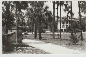 Deland Memorial Hospital, Deland, Florida, 1930 - 1950s RPPC Postcard - Picture 1 of 2