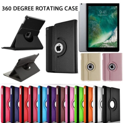 360 Rotating Leather Case Cover For Apple iPad Air 1 / 1st Generation - Image 1 of 2