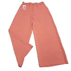 Hilary Radley Ladies Dressy Flowy Pull On Pants Medium Size Coral with Pockets - Picture 1 of 9