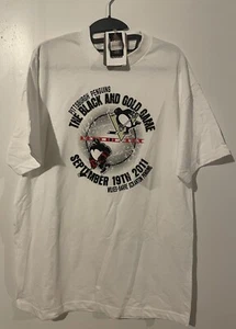 OLD TIME HOCKEY, PITTSBURGH PENGUINS Black & Gold Game MEN'S LARGE T-SHIRT - Picture 1 of 5