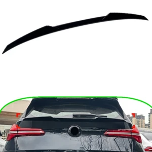 Glossy Black Rear Trunk Spoiler Middle Wing Decor Fits For BMW X3 G45 2025-2026 - Picture 1 of 9