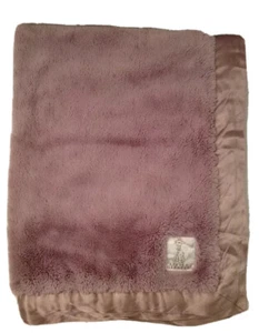 LITTLE GIRAFFE LN Taupe Tan Brown Luxe Faux Fur Baby Blanket $94 Super Soft LN - Picture 1 of 6