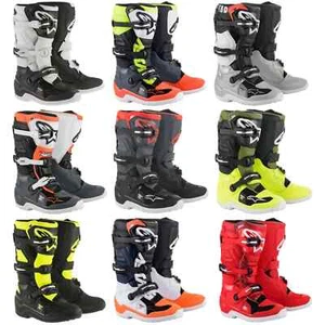 ALPINESTARS Youth Tech 7S MX Boots - High Performance Junior Off-Road Protection - Picture 1 of 43