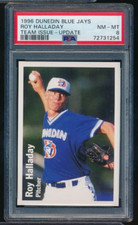 1996 Dunedin Blue Jays Update Roy Halladay rookie xrc  PSA 8
