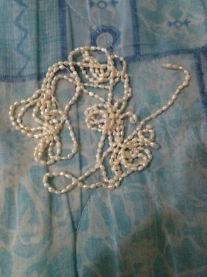 Perle di fiume, risalenti al 1990, la collana è priva della chiusura, vintage!!! - Immagine 1 di 4