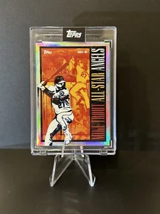 2022 Topps MLB All Star Game Project 70 Mike Trout DJ Skee Rainbow Foil #496/499 - Picture 1 of 8