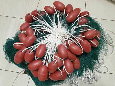 Zugnetz Schleppnetz 4-50m ohne/mit Fangsack, #20mm Fischernetz  Sperrnetz NEU!!! - Bild 1 von 4