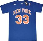 New York Knicks Adidas Patrick Ewing Throwback T-Shirt neu mit Etikett Medium