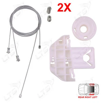 2X KIT REPARACIÓN REGULADOR VENTANA TIPO JAGUAR S 4/5 PUERTAS TRASERO LADO L/R 2002-2007 Foto 1 de 2