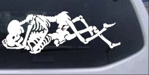 Calcomanía Skeleton Love Sex Car o Camión Ventana Laptop Pegatina Blanca 10X3.8 - Imagen 1 de 1