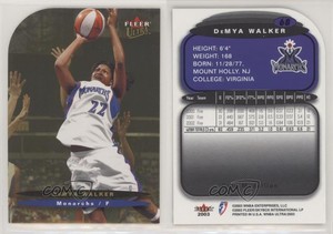 2003 Fleer Ultra WNBA Gold Medallion Edition DeMya Walker #68