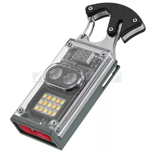 Multifunctional Camping Lights Emergency Flashlights with Carabiner & E Lighter - Picture 1 of 10