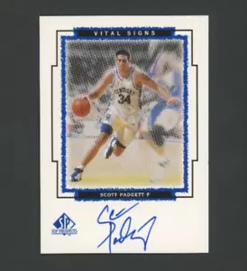 1999 SP Top Prospects Vital Signs Scott Padgett #SP Rookie Auto RC quasi nuova con Mt - Foto 1 di 1