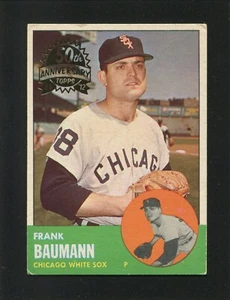 #381 FRANK BAUMANN, White Sox - 2012 Topps Heritage 1963 BUYBACK: VG-EX - Imagen 1 de 3