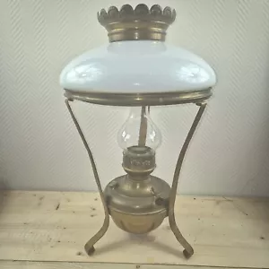ANTIKE BLITZ Lampe Messing Öl Petroleumlampe um 1900 - Bild 1 von 12