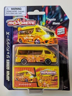 Toyota Hiace serie Japón Majorette con piezas de afinación *desgaste del paquete* Foto 1 de 3