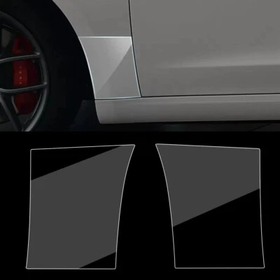 Front Door Panel Paint Protection Film Clear Bra PPF Fit For Tesla Model 3 uo - Image 1 of 4