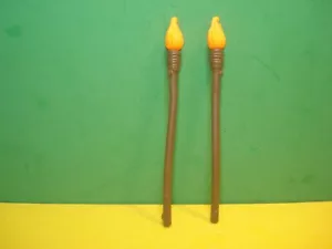 Playmobil Zwei Gartenfackeln, Fackel, Zustand Neu - Bild 1 von 2