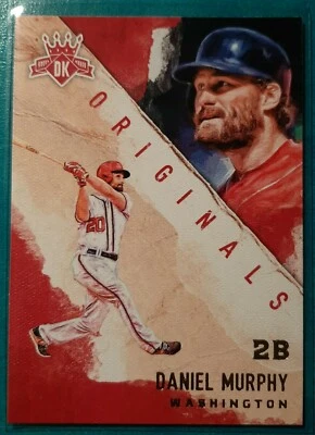 2017 DIAMOND KINGS ORIGINALS DANIEL MURPHY #4 WASHINGTON NATIONALS - Image 1 of 2