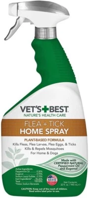 Vet's Best Flea and Tick Home Spray Flea Treatment for Dogs/Cats, 32oz - Image 1 of 4