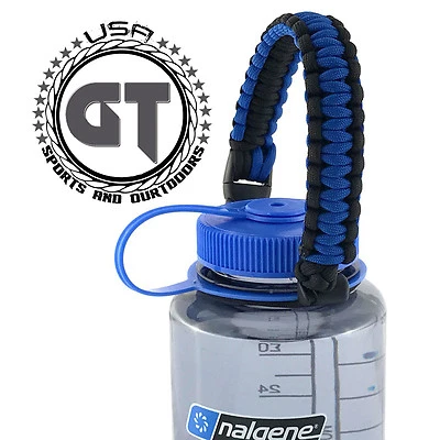 GALAXTEK Handle Strap for Nalgene 32 oz, 16 oz Wide mouth water bottle, Easy to Carry