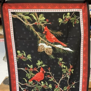 “The Cardinal Rule” Fabric Panel Danhui Nai For Wilmington Prints, 24” X 44” - Picture 1 of 4