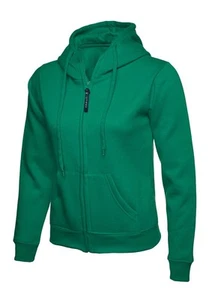 Uneek - Sweatshirt Berzip Penuh Bertudung untuk Wanita - 50% Poliester 50% Kapo - Picture 1 of 1
