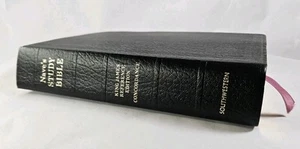 Vintage 1978 Black Leather Nave's Study Bible Reference Concordance King James  - Bild 1 von 9