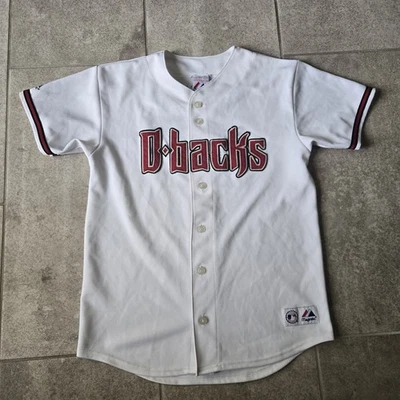 Eric Byrnes Mens Jersey MLB Arizona Diamondbacks Majestic White Sz M (?) - Image 1 of 4
