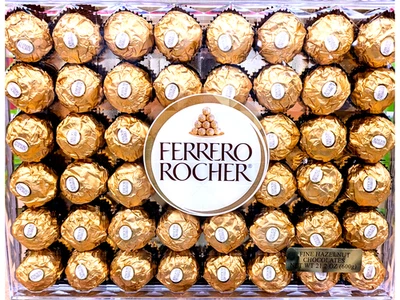 Ferrero Rocher Fine Hazelnut Chocolates 48 Pieces 21.2 Ounce Chocolate Box - Image 1 of 4