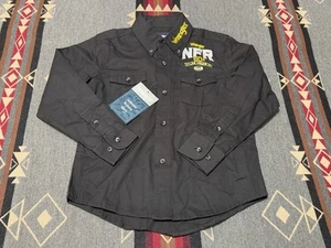 Wrangler Boys Western NFR Las Vegas 2016 60th Rodeo Size 5/6 Kids T33 - Picture 1 of 8