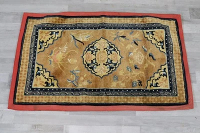 104x63cm Chinateppich Teppich handgeknüpft China um 1900 (MVL4902) - Bild 1 von 4