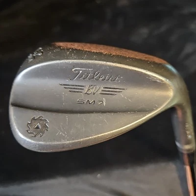 Cuña Titleist Vokey SM7 Negra 62° 8 M Grind Cara Cruda Lob True Temper Derecha 35" Foto 1 de 4