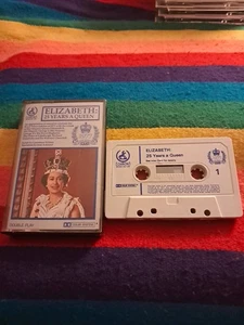 ELIZABETH 25 YEARS A QUEEN CASSETTE TAPE - Picture 1 of 1