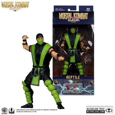 McFarlane  Mortal Kombat 2025 Klassic  REPTILE  7" Action Figure  IN STOCK . MIP - Image 1 of 4