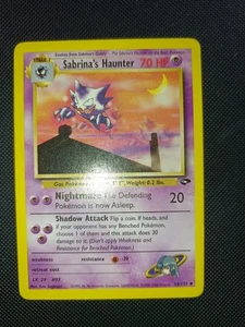 Sabrina's Haunter 55/132 - EX - Gym Challenge - Pokemon Karte ENG A17 V - Bild 1 von 4