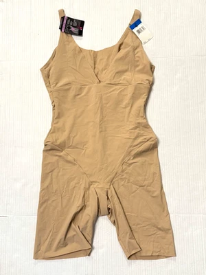 NWT Sleek Smoothers body shaper one piece size XL nude shape wear shorts - Image 1 of 4