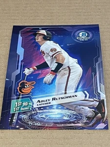 2019 Bowman Draft Chrome Box Topper Adley Rutschman 13/99 5x7 JUMBO Rookie RC - Picture 1 of 3