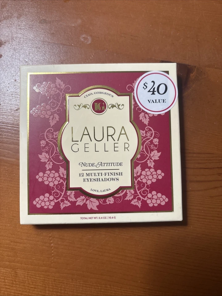 Laura Geller Nude Attitude 12 Multi-Finish Eyeshadow Palette 10.6g NEW SEALED - Image 1 of 1