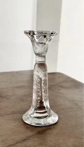 Saint Louis Renaissance Frost Cristal France Kerzenständer Kerzenhalter Signiert - Bild 1 von 21