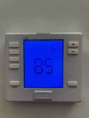 Pro1 Digital Programmable Thermostat T755 In White. - Image 1 of 4
