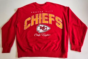 Felpa Kansas City Chiefs Kingdom XS NFL con licenza ufficiale Primark Fanwear - Foto 1 di 9