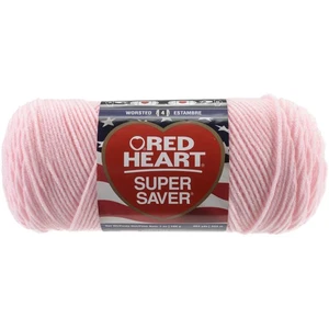 Red Heart Super Saver Yarn-Baby Pink E300B-724 - Picture 1 of 1