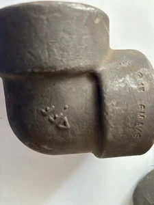 1-1/2" NPT Thread Class 6000 90-Degree Elbow A105 Forged Steel Pipe Fitting USA - Picture 1 of 4