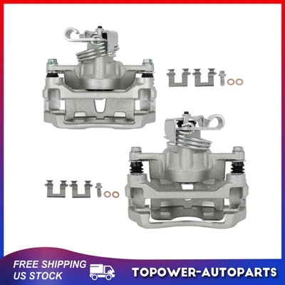 Par de pinzas de freno traseras izquierda derecha con soporte para Pontiac Montana 2005-2009 Foto 1 de 4