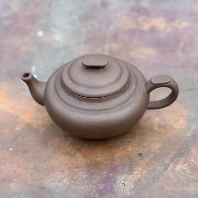 Tetera de cerámica Yixing miniatura china contemporánea única vintage del siglo XX Foto 1 de 4