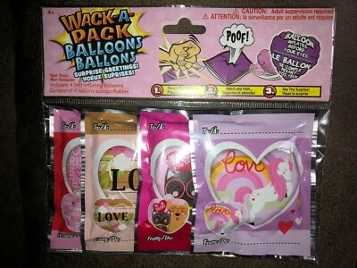 Globos autoinflables Wack-A-Pack San Valentín (4 CT) Foto 1 de 3