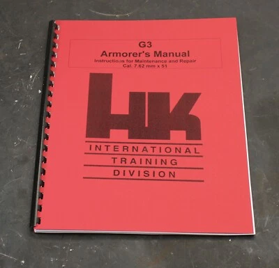 Manual de instrucciones de armaduras de rifle HK G3 Heckler & Koch Century Arms HK91 Foto 1 de 4