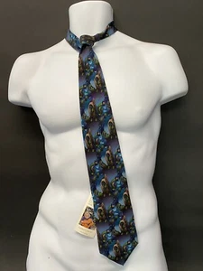 Vintage Jerry Garcia J. Neck Tie Lizard Board Blues Green Tan Collection 8 G6-16 - Picture 1 of 9